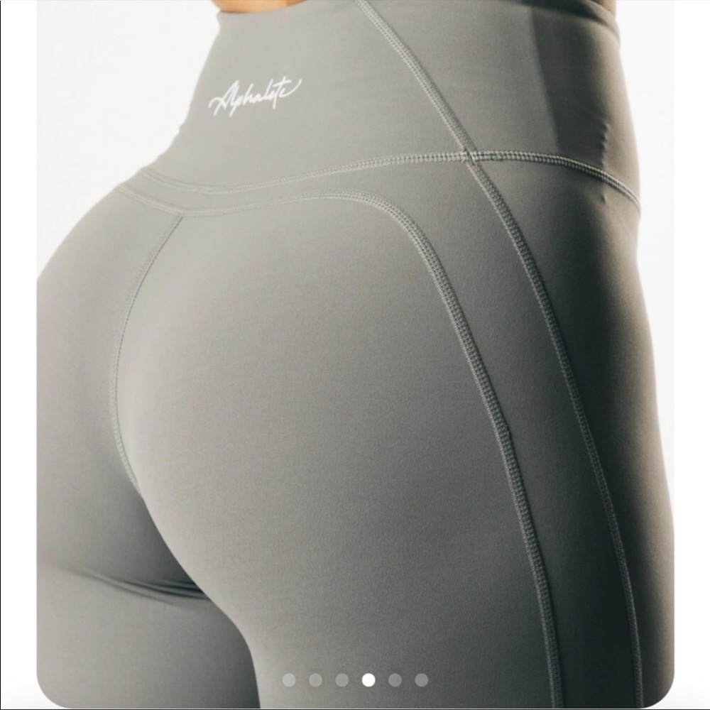 Alphalet higher performance material , the fabric it’s slick and soft